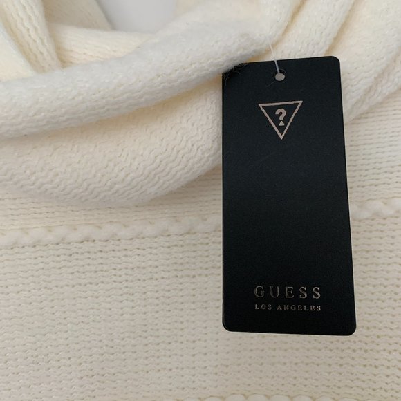 GUESS Women's Ophelia Fringe Poncho - White - New, with Tags (Small) - Picture 2 of 3